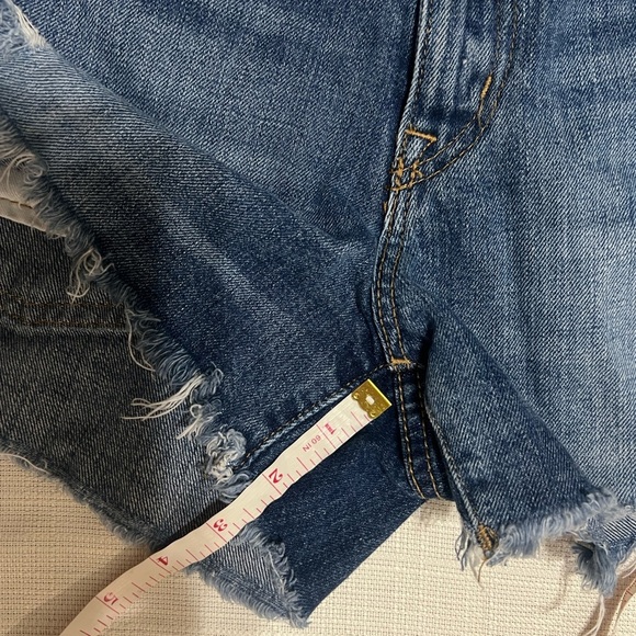 Polo Ralph Lauren Blue Low Rise Y2K Denim Shorts Size 28 - Picture 7 of 10